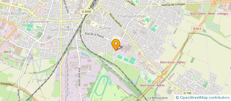 localisation de l'entreprise INDIVISION ALLARD LAGARRE à NIORT