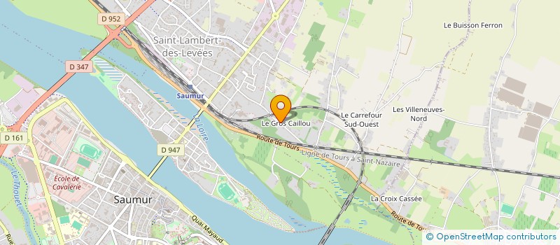 localisation de l'entreprise INDIVISION ALLO  SAUMUR