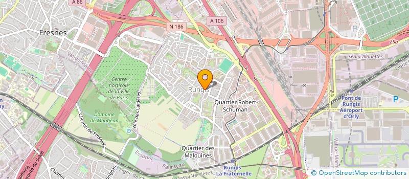 localisation de l'entreprise INDIVISION ALLOUN DAVID ET SONG HEE-JEUNG  RUNGIS