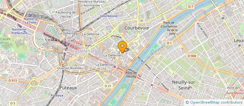 localisation de l'entreprise INDIVISION ALMESTIRI  COURBEVOIE
