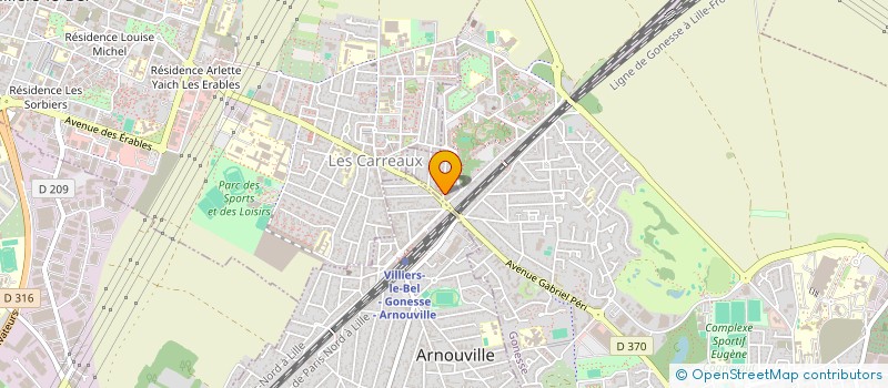 localisation de l'entreprise INDIVISION ALRIC  GONESSE