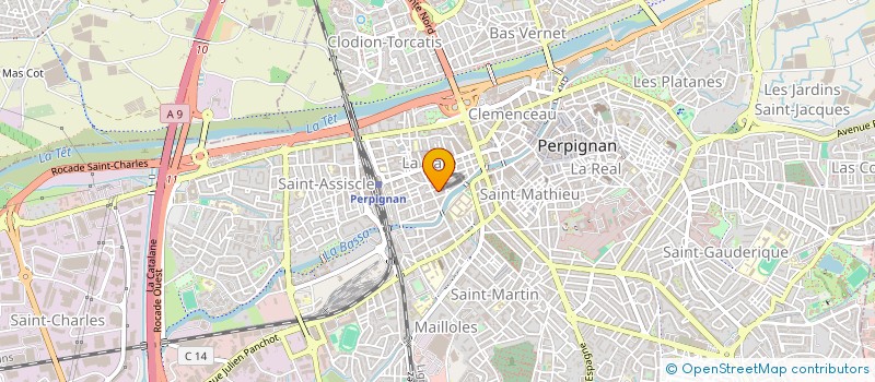 localisation de l'entreprise INDIVISION ALTURO MAYNARD METAIS  PERPIGNAN