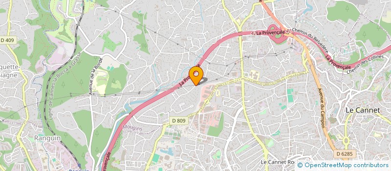 localisation de l'entreprise INDIVISION ALVIS-SERIGNY  MOUGINS