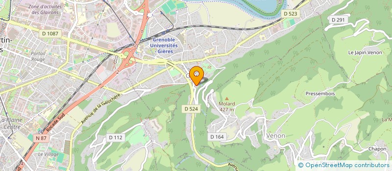 localisation de l'entreprise INDIVISION AMANDINE DOS-SANTOS ET VALENTIN ROJON  GIERES