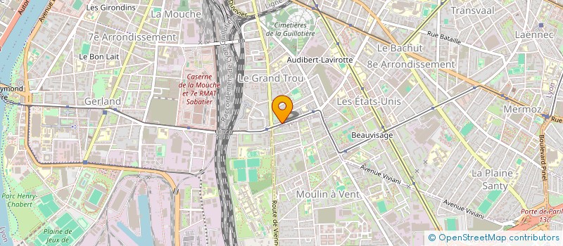 localisation de l'entreprise INDIVISION AMANN - BERTRAND  LYON