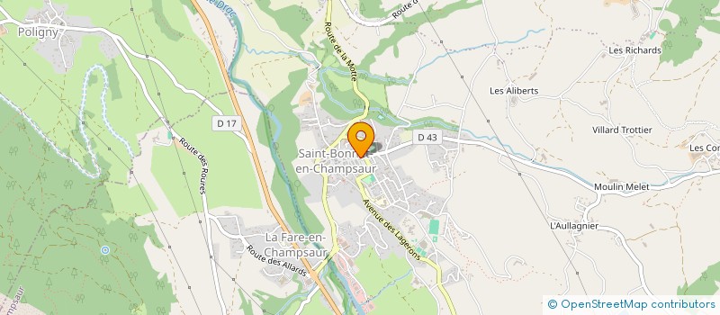 localisation de l'entreprise INDIVISION AMAR  SAINT-BONNET-EN-CHAMPSAUR