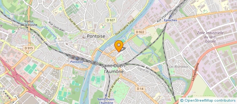 localisation de l'entreprise INDIVISION AMEDZEAME-ADZAKPA à SAINT-OUEN-L'AUMONE