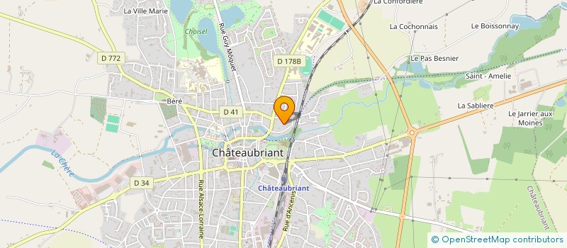 localisation de l'entreprise INDIVISION AMEL  CHATEAUBRIANT