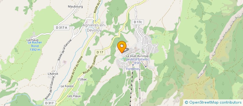 localisation de l'entreprise INDIVISION AMEN à DEVOLUY