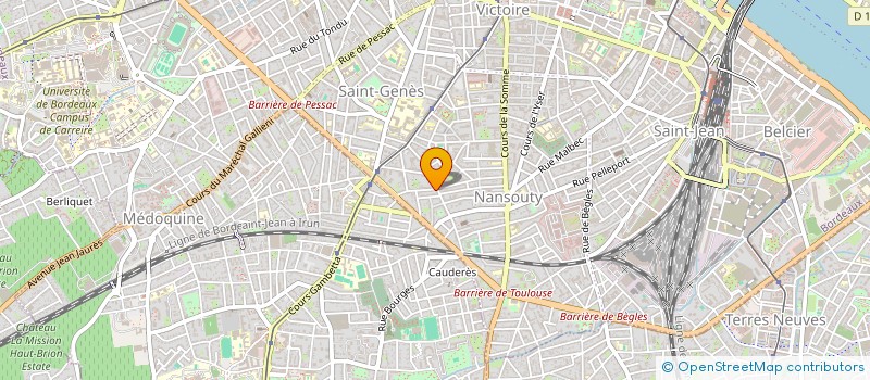 localisation de l'entreprise INDIVISION AMILIBIA  BORDEAUX