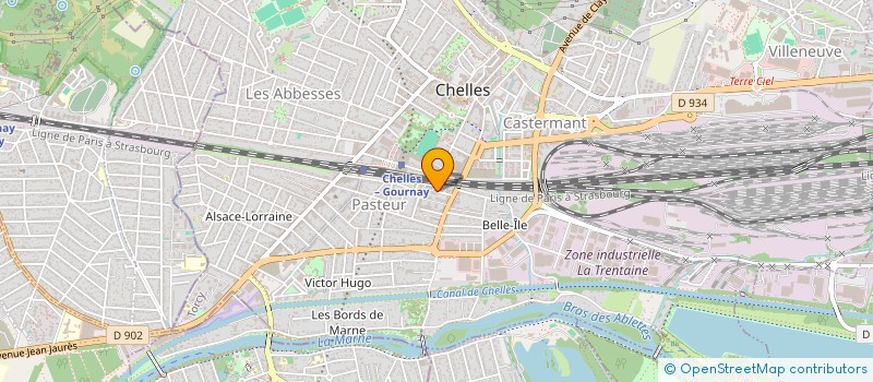 localisation de l'entreprise INDIVISION AMMOUIAL  CHELLES