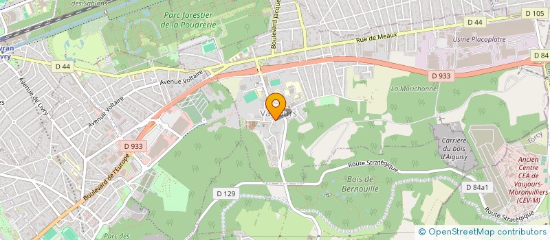 localisation de l'entreprise INDIVISION AMOURDON STELLIE  VAUJOURS