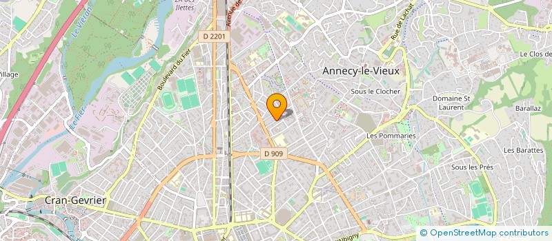 localisation de l'entreprise INDIVISION AMPRINO TONEATTO  ANNECY