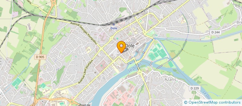localisation de l'entreprise INDIVISION AMYOT à DOLE