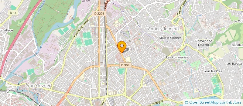 localisation de l'entreprise INDIVISION ANAIS LEFEBVRE MAXIME BOYER  ANNECY