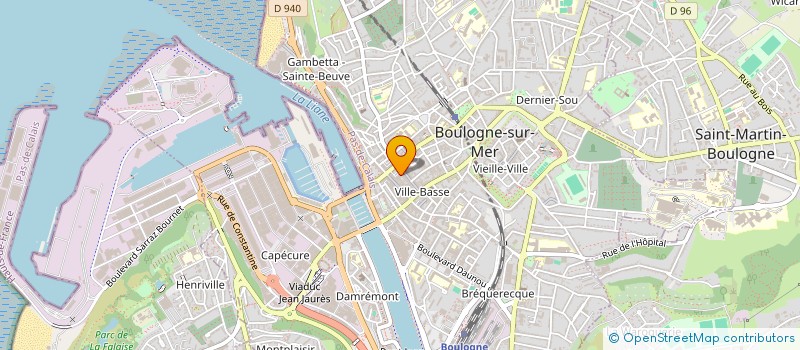 localisation de l'entreprise INDIVISION ANCELOT à BOULOGNE-SUR-MER