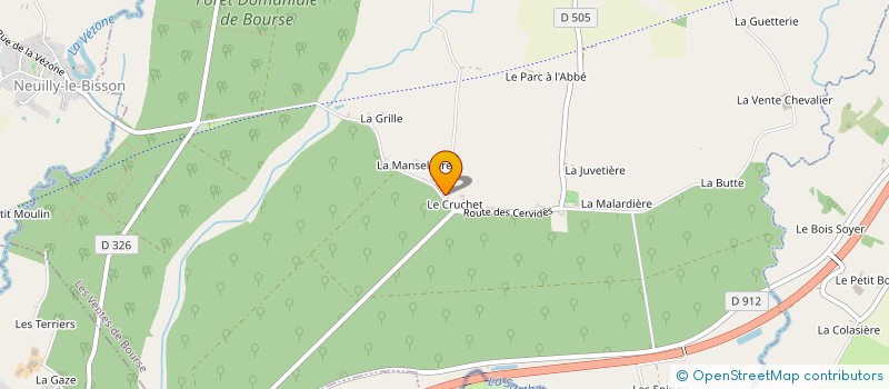 localisation de l'entreprise INDIVISION ANDIGNE BREUIL à MARCHEMAISONS