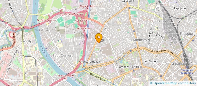 localisation de l'entreprise INDIVISION ANDISSAC PRADEL  TOULOUSE