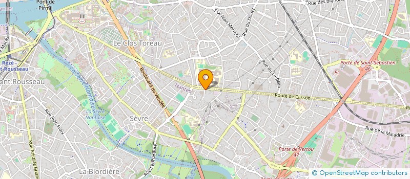 localisation de l'entreprise INDIVISION ANDRE C & M  NANTES