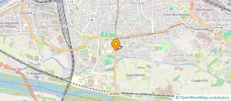 localisation de l'entreprise INDIVISION ANDRE CARTAUX  AVIGNON