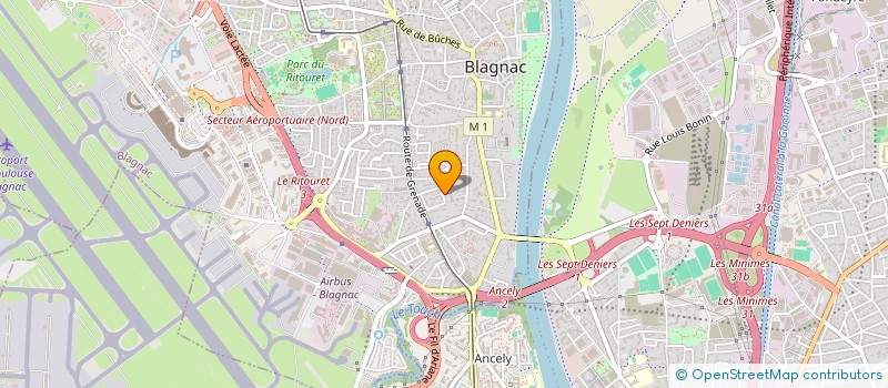 localisation de l'entreprise INDIVISION ANDRE ET FARGNIER  BLAGNAC