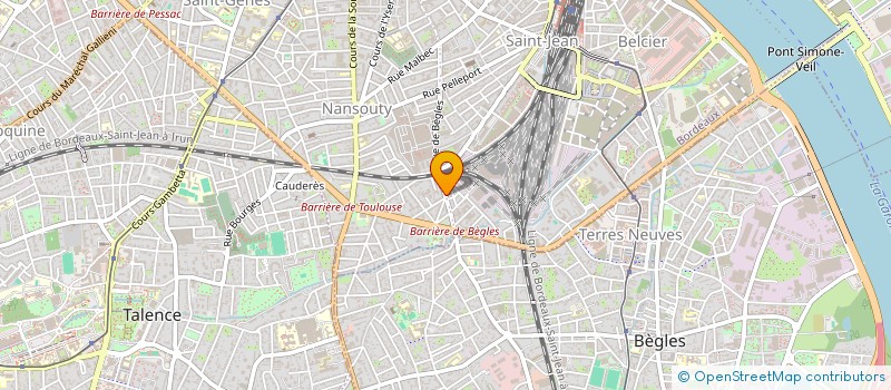 localisation de l'entreprise INDIVISION ANDRIEU ET FILIPPI-CODACCIONI  BORDEAUX