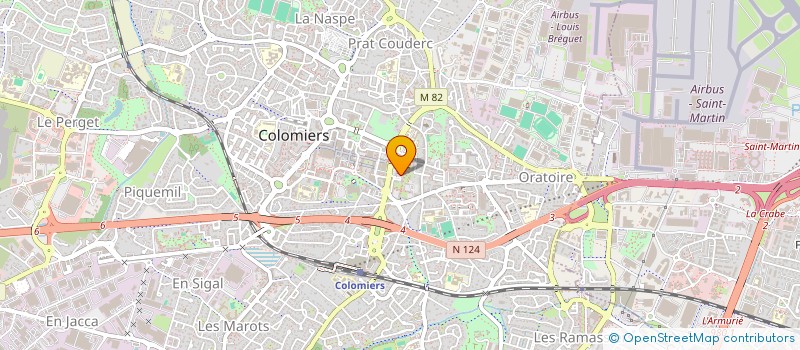 localisation de l'entreprise INDIVISION ANDRIEU RAYNAUD à COLOMIERS