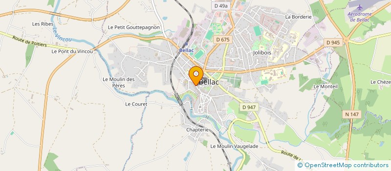 localisation de l'entreprise INDIVISION ANDRIEUX à BELLAC