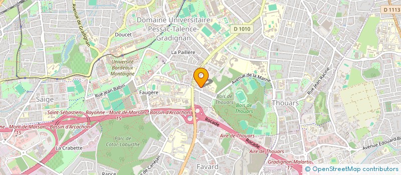 localisation de l'entreprise INDIVISION ANEAS LMNP  TALENCE