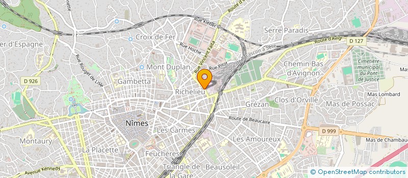 localisation de l'entreprise INDIVISION ANGE BLONDEAU SHIRLEY RIPPOLL  NIMES