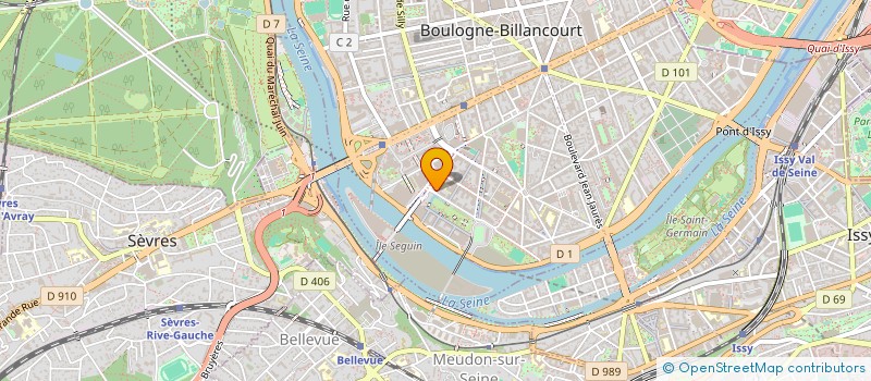 localisation de l'entreprise INDIVISION ANGELI à BOULOGNE-BILLANCOURT