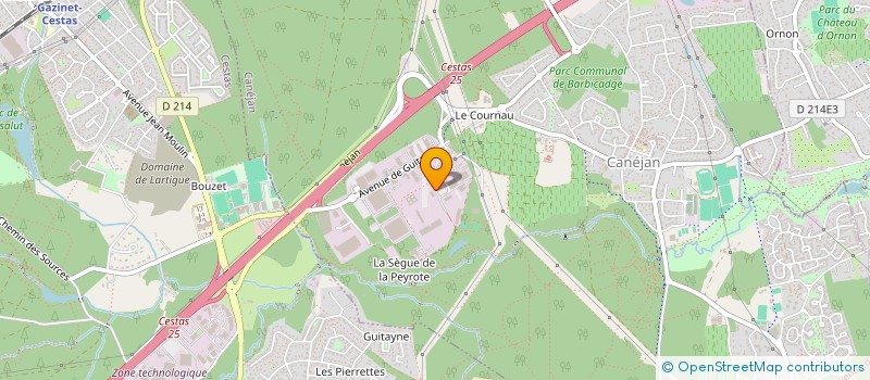 localisation de l'entreprise INDIVISION ANGOSO-LABARRERE  CESTAS