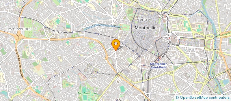 localisation de l'entreprise INDIVISION ANNE DEBELLEFONTAINE REMY LERENARD  MONTPELLIER