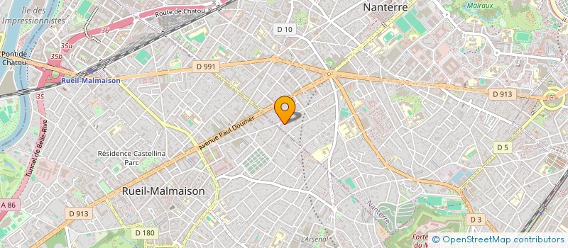 localisation de l'entreprise INDIVISION ANNE LETRILLIART PIERRE LEGRIS  NANTERRE