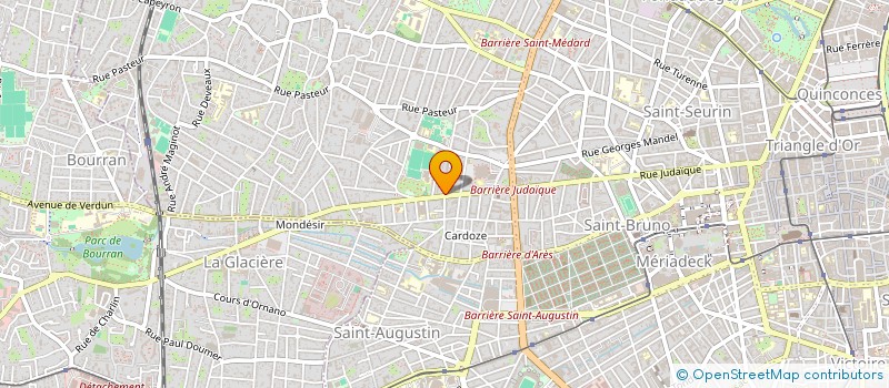 localisation de l'entreprise INDIVISION ANNE MARIE COMET  BORDEAUX