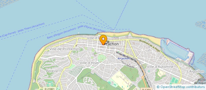 localisation de l'entreprise INDIVISION ANNE MARIE ET MOTOCYCLES ARDOIN SAINT AMAND  ARCACHON