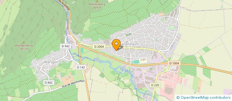 localisation de l'entreprise INDIVISION ANTOINE - JANZI  MARLENHEIM