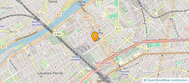 localisation de l'entreprise INDIVISION ANTOINE MARGAUX ET VALLET ARTHUR à CLICHY