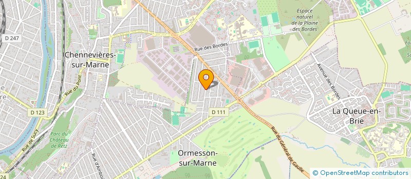 localisation de l'entreprise INDIVISION ANTUNES CARVALHO  ORMESSON-SUR-MARNE