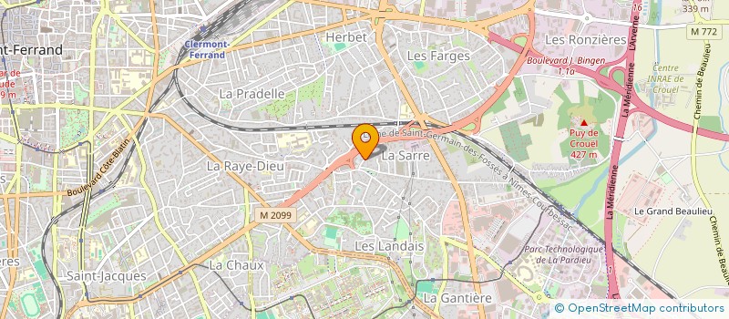 localisation de l'entreprise INDIVISION AOUAM  CLERMONT-FERRAND