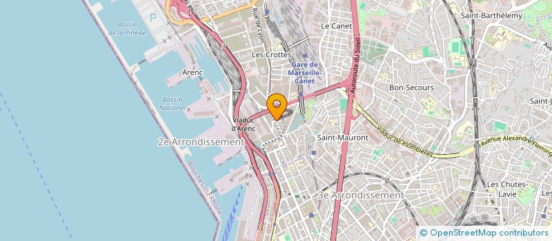 localisation de l'entreprise INDIVISION ARBIA - MEDJELLEKH - EL DJOUN à MARSEILLE