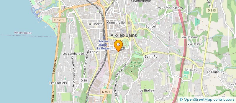 localisation de l'entreprise INDIVISION ARCE-CAPORALE  AIX-LES-BAINS