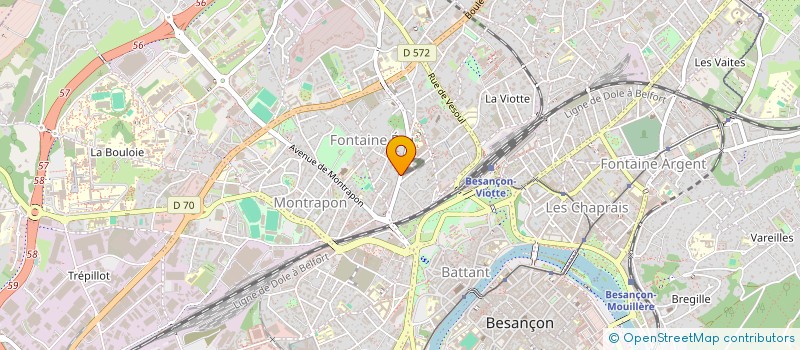 localisation de l'entreprise INDIVISION ARDIET  BESANCON