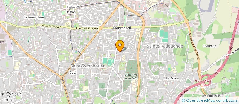 localisation de l'entreprise INDIVISION ARDOUIN-BRAMBILLA  TOURS