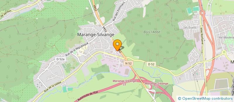 localisation de l'entreprise INDIVISION ARENA EULALIE  MARANGE-SILVANGE