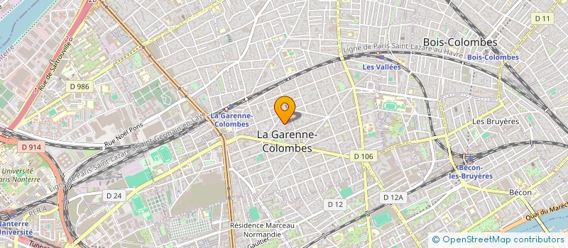 localisation de l'entreprise INDIVISION ARGELES  LA GARENNE-COLOMBES