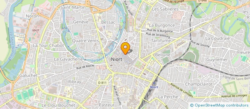 localisation de l'entreprise INDIVISION ARGENTON GUITTON à NIORT