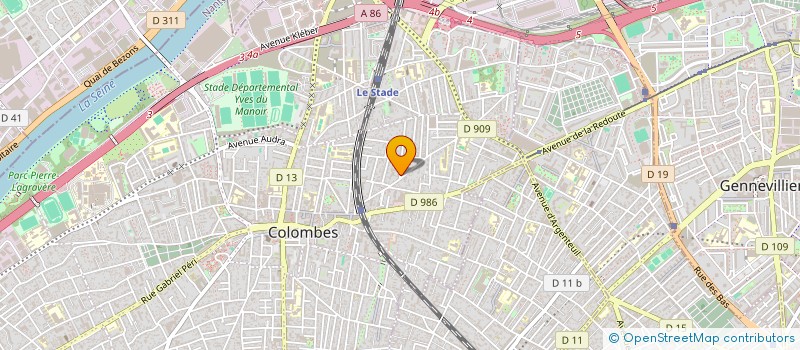 localisation de l'entreprise INDIVISION ARIECH FAWZI AOURANE AHMED à COLOMBES