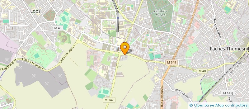 localisation de l'entreprise INDIVISION ARISTE  LOOS