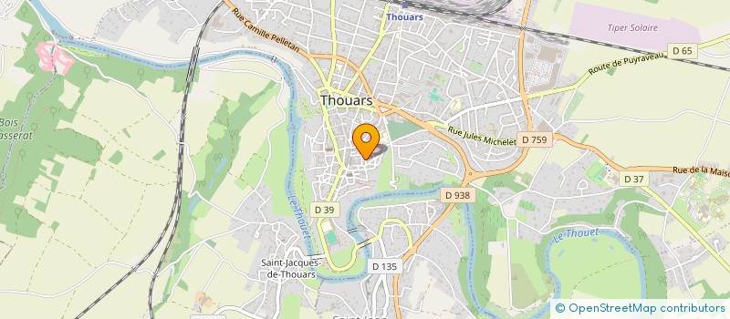 localisation de l'entreprise INDIVISION ARLOTTO BENOIT ET MAZER LAETITIA  THOUARS